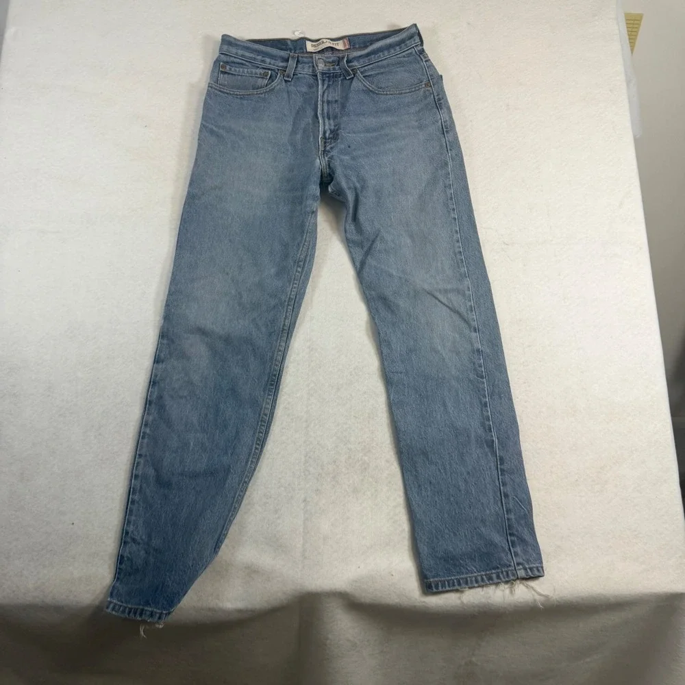 Levi Strauss 505 Regular Fit Straight Leg Jeans Mens 31x32 Medium Wash Blue 8333